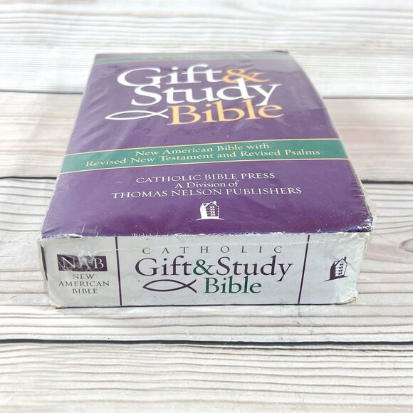 New American Catholic Gift & Study Bible Burgundy LeatherFlex 1987 Thomas Nelson - Picture 6 of 8